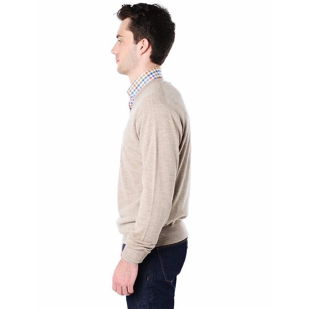 PETER MILLAR Crown Crafted V-Neck Sweater Merino Wool (M1)